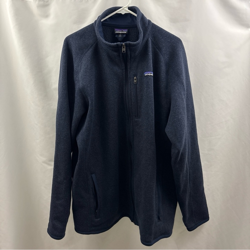 Patagonia Mens 2XL Navy Blue Heather Better Sweater Fleece Jacket Full Zip - Picture 8 of 8